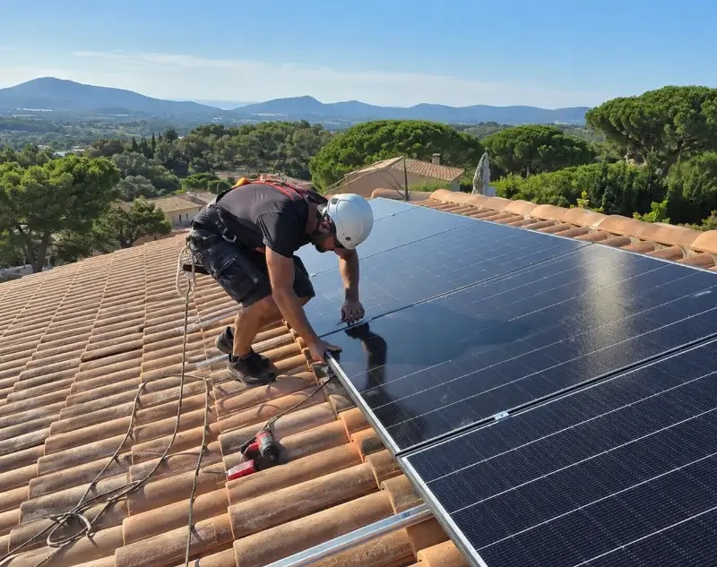 Installateur panneaux solaires Copponex — pose photovoltaïque sur toiture