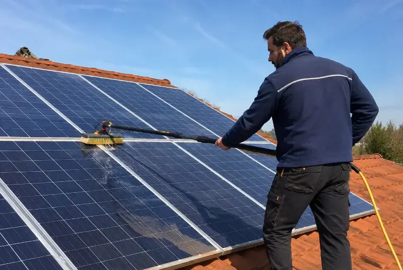 Nettoyage et entretien de panneaux solaires à Copponex