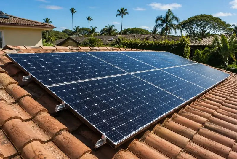 Installation de panneaux solaires à Copponex